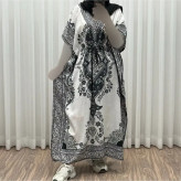 پیراهن پانچ زنانه سیلک هندی فری سایز مناسب تا 54 با قابلیت تنظیم سایز (گتدار)