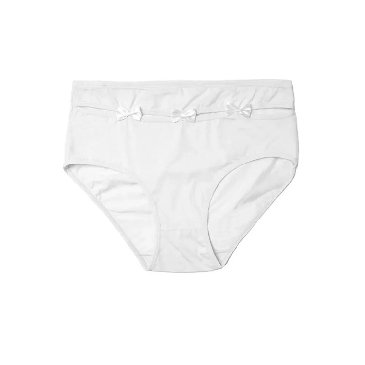 شورت زنانه اسلیپ نخی بانوسایز 3XL جلو سه پاپیون