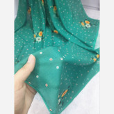 روسری مجلسی طرح پونه تیره نخ کاستوم قواره بزرگ زنانه 140x140
