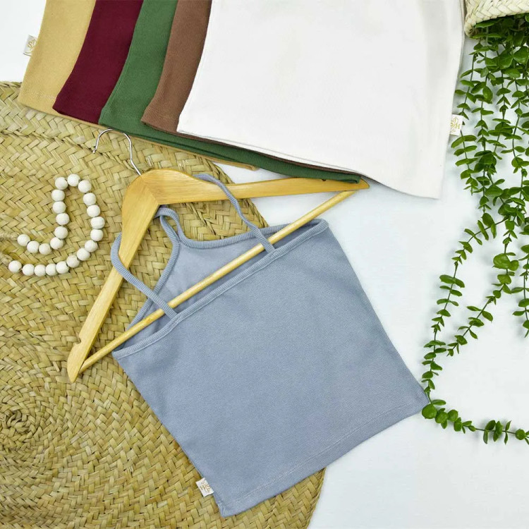 تاپ کبریتی زنانه بند ضربدری فری سایز