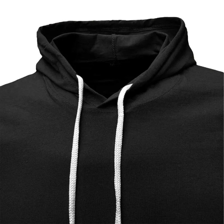 تیشرت کلاه دار مردانه رئال مادرید نخی خنک تابستانی آستین کوتاه اسپرت روزمره B6605