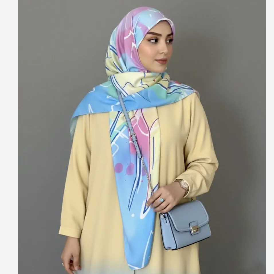 روسری نخ کاستوم طرح رکسانا سایز 140 چرخ دوز سیتو