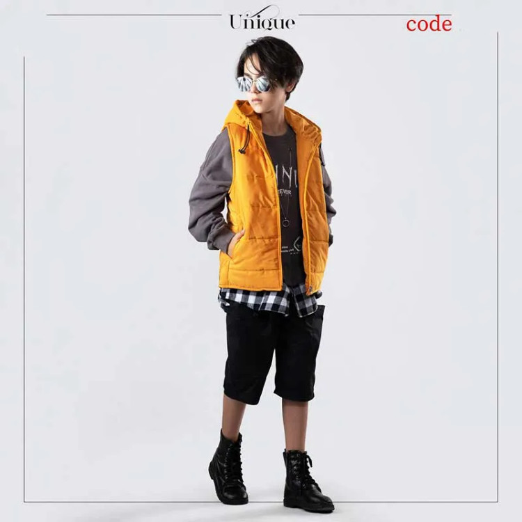 پافر بچه گانه اسپرت کلاه دار جنس برزنت ضد آب دخترانه و پسرانه