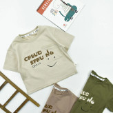 تیشرت پسرانه تک جیب پنبه سوپر یقه گرد مناسب بهار و تابستان