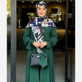 روسری نخ طرح شایلی هندسی کاربردی