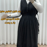 پیراهن ساحلی زنانه مدل سلن جنس نخ تافته سنگشور فری سایز آستردار
