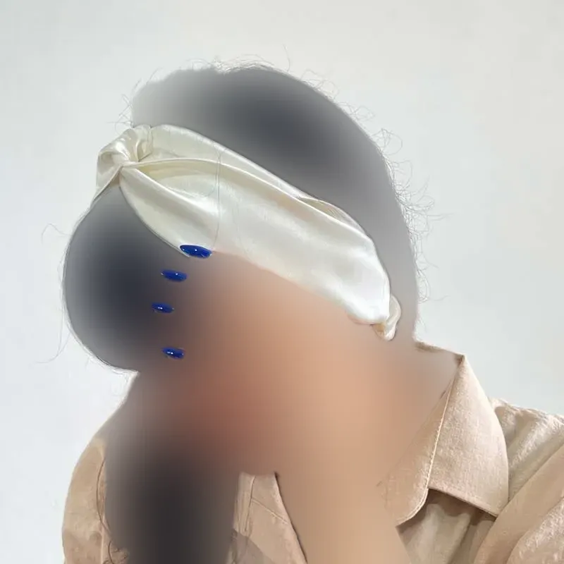 هدبند ساتن گره ای زنانه کد 1361
