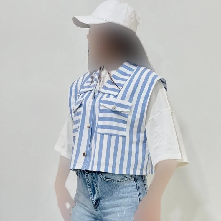 وست لینن زنانه کد 1424 جنس لینن قد 46 سانتیمتر