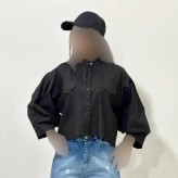 شومیز زنانه آستین کیمونو جنس تترون کد 1423