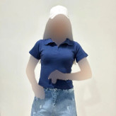 پولوشرت یقه شکاری زنانه جنس کبریتی کد 1434
