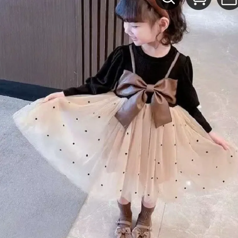 پیراهن دخترانه وارداتی طرح پینترستی مناسب 3 ماه تا 4 سال