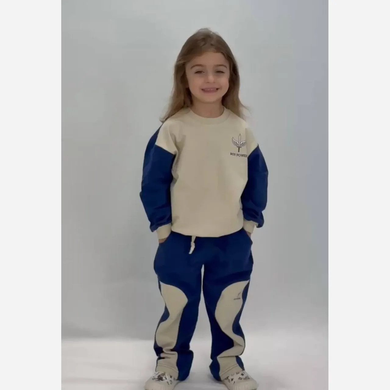 ست بلوز و شلوار پسرانه بهاره طرح پاور مدل بگ