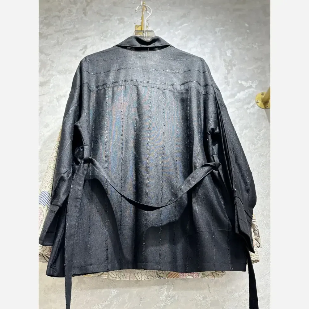 شومیز نخ اسلپ نخ دوزی پولکی