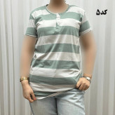 تیشرت H&M جلودکمه کد 1164