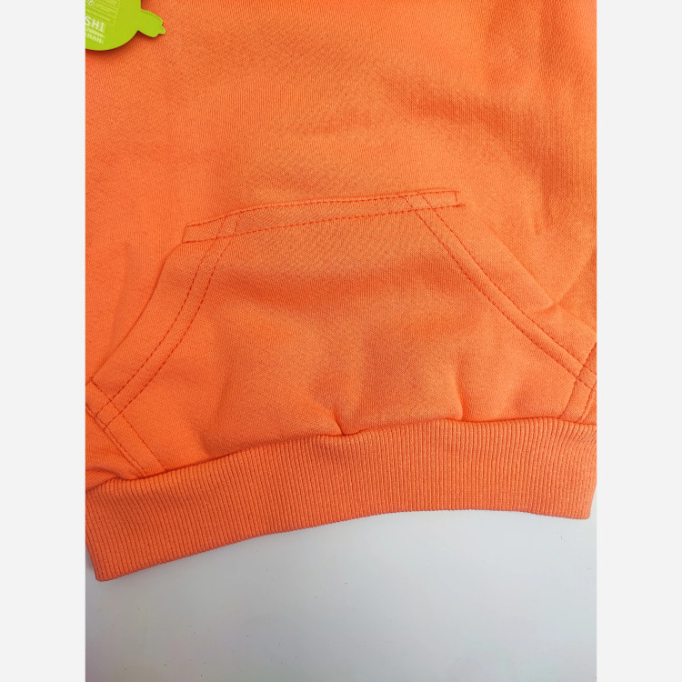 هودی توکرکی بچگانه پنبه ای در دو رنگ صورتی و گلبهی