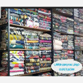 فروش عمده روسری نخی قواره یک متری دوردوخت بسته 200 عددی
