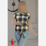 شومیز زنانه گرهی نخی چهارفصل سایز لارج و ایکس لارج