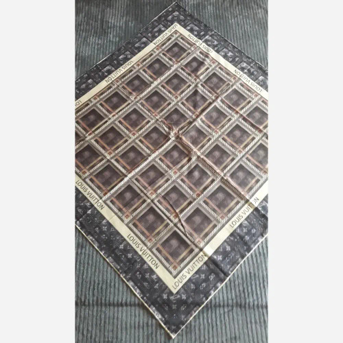 روسری نخی قواره بزرگ دست دوز 140 سانتیمتر