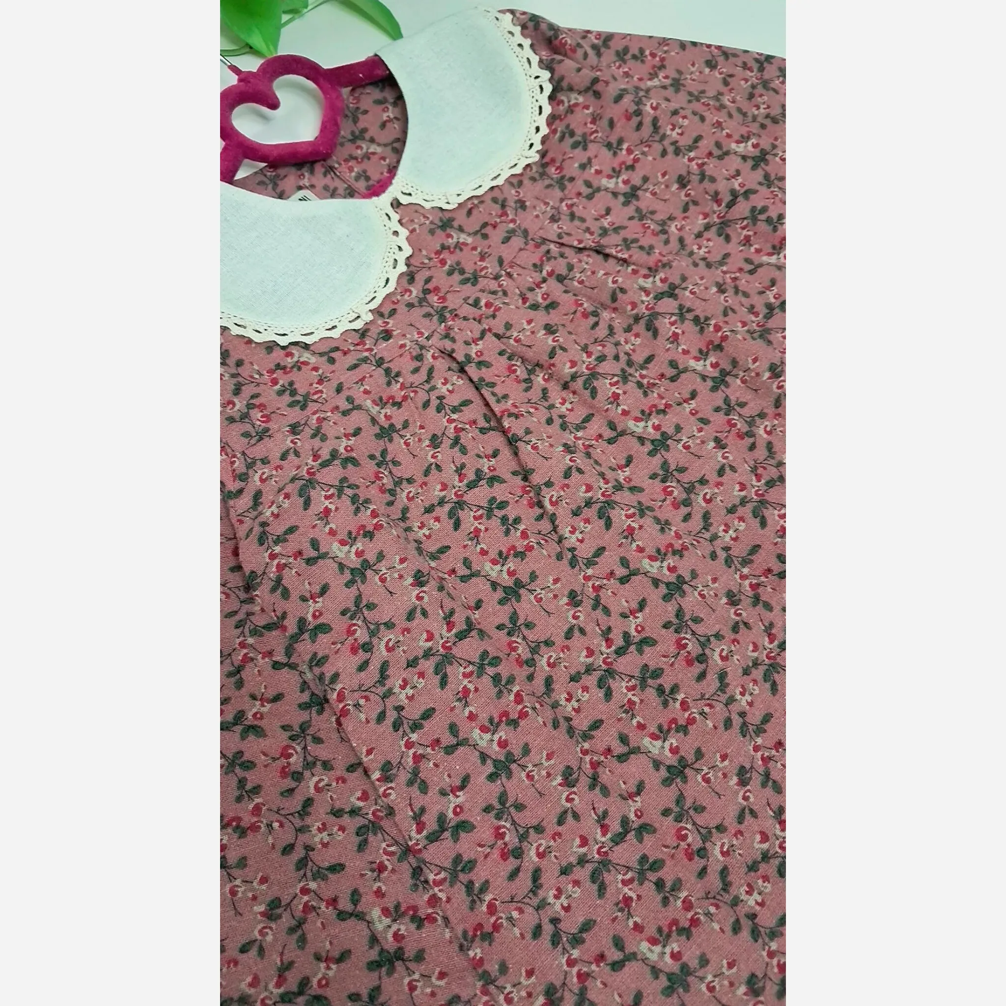 شومیز دخترانه لینن پنبهای آستین بلند