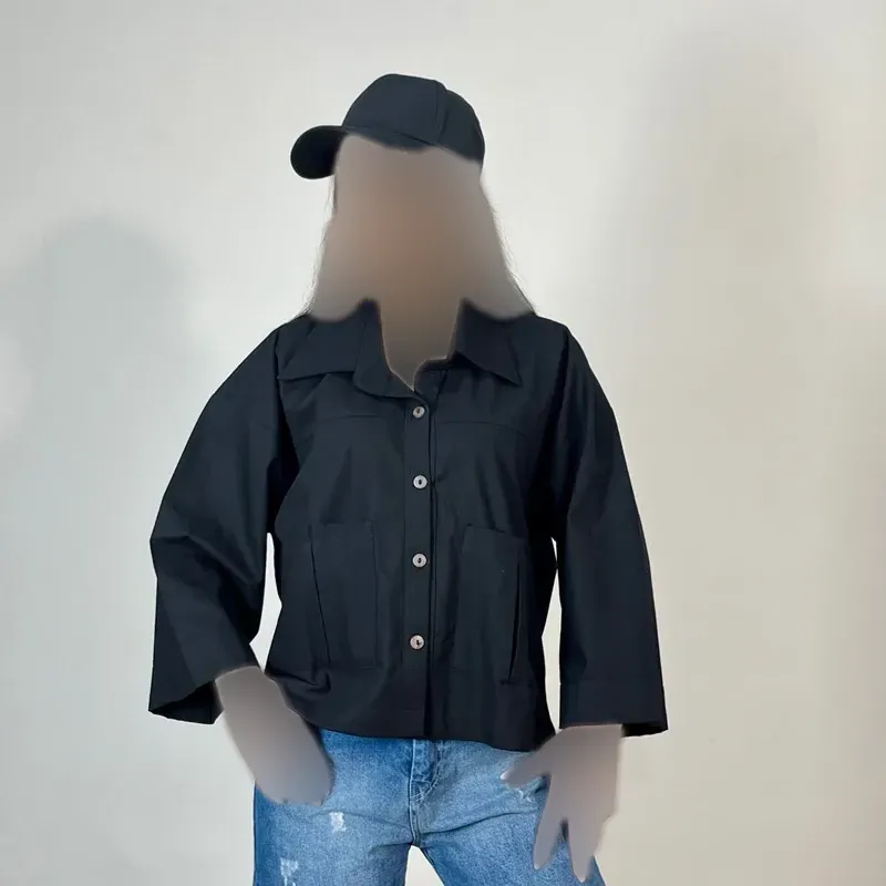 شومیز دوجیب لینن زنانه