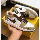 کفش اسپرت مردانه مدل جردن تراویس چرم صنعتی دور دوخت
