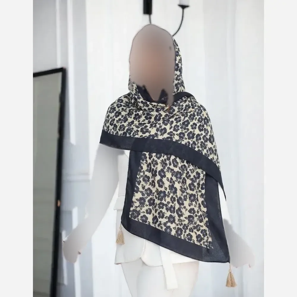شال نخی اسپرت نرم و لطیف قواره 200 در 75 سانت