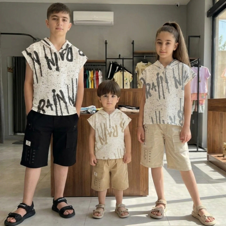 وست کلاهدار بچگانه و زنانه پنبه ترک تابستانه نازک 3 تا 14 سال