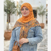 روسری نخ کاستوم طرح وصال سایز 140