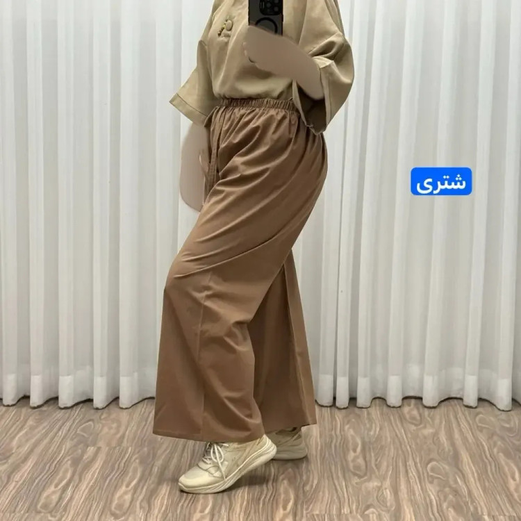 شلوار لنین فری سایز زنانه کد 1088 مناسب تا سایز 50 تنخور شیک و راحت چهارفصل بدون آبرفت و رنگ رفت