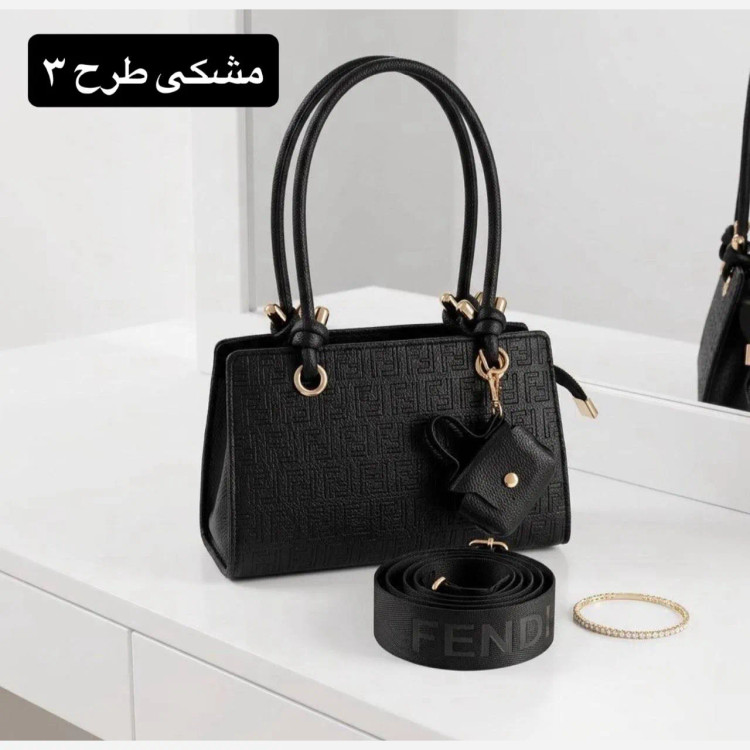 کیف پاسپورتی چرم مصنوعی زنانه روزمره مجلسی زیپدار بند بلند