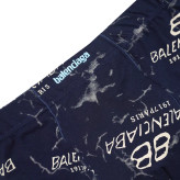 شورت مردانه نیم پا نخ و پنبه لاکرا طرح balenciaba فری سایز