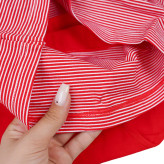 شورت گنی بلند اسلیپ راه راه نخ و پنبه فری سایز